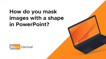 How do you mask images with a shape in PowerPoint?