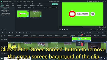 How to add YouTube subscriber button in a video using Filmora video editor