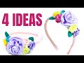 Make Simple Easy Bow, DIY, Ribbon Hair Bow, Tutorial, Bow