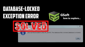 how to solve database is locked (Exception error) or database is in use error | java tutorial#18