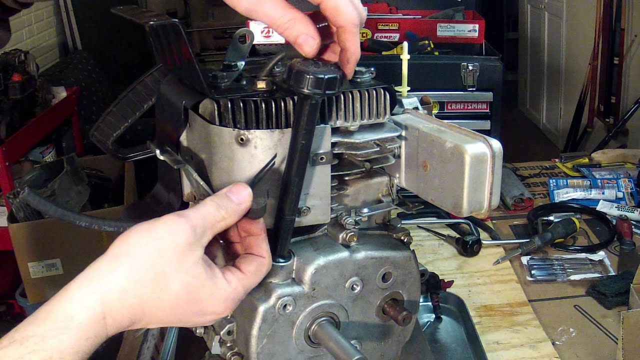 Tecumseh HSK70 Rebuild Part 31 Sheet Metal and Oil Fill Install YouTube