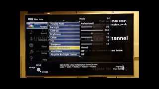 Panasonic Viera TV Advance Settings (isfccc)