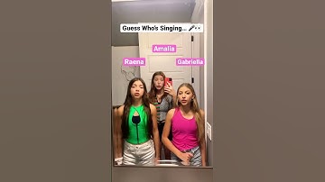 Thumbnail of Guess Who’s Singing!! 🤔🎤😱 | Triple Charm #shorts