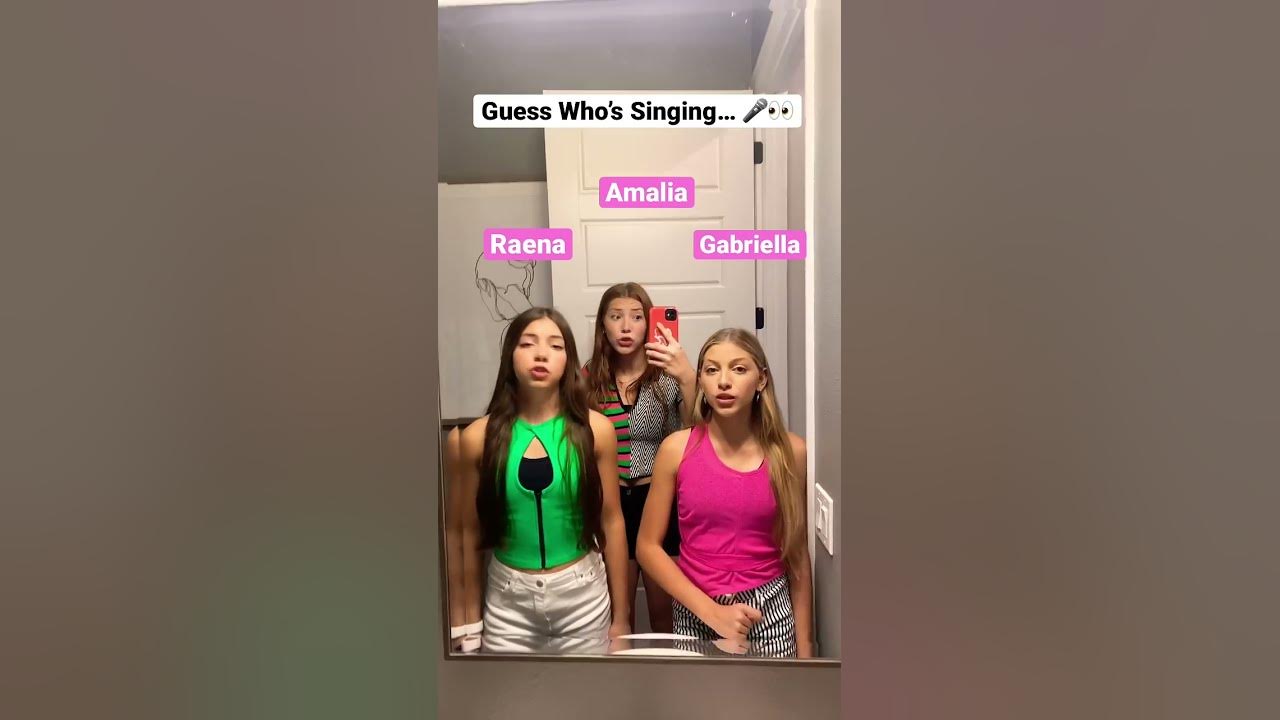 Guess Who’s Singing!! 🤔🎤😱 | Triple Charm #shorts