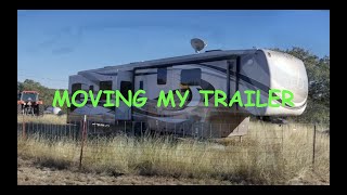 Moving a 44ft 5th wheel travel trailer by Steve's Beyond Repair 1,142 views 1 year ago 18 minutes