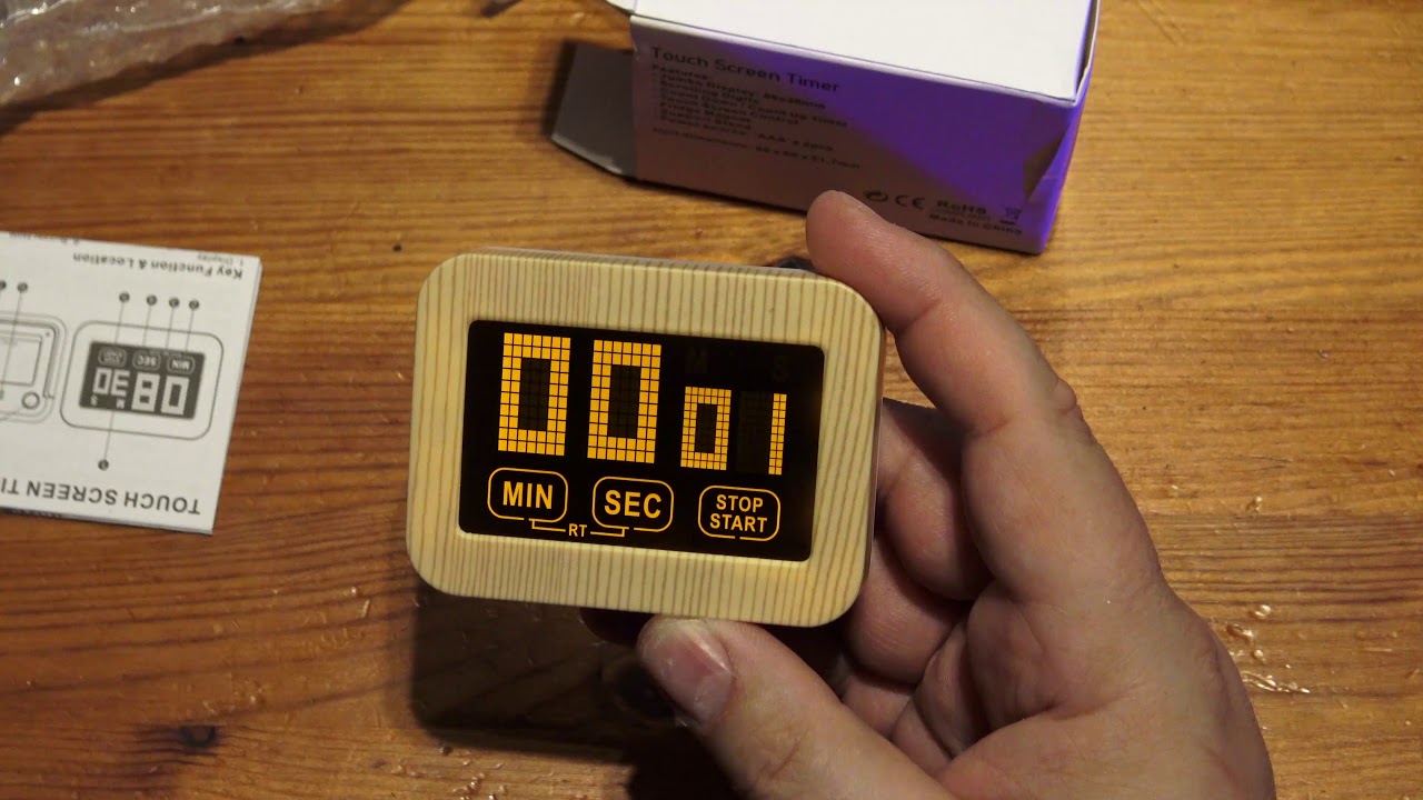 LCD Display Count Up/Down Electronic Timer Unboxing 