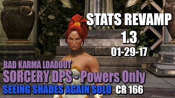 Stats Revamp 1.3 - Sorc DPS Might/Power Build PftT