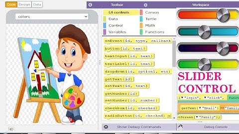 Real Time Three Player Slider Controller Application | Slider in Code.org in Applab