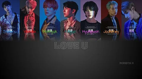 Monsta X - LOVE U Color Coded Lyrics