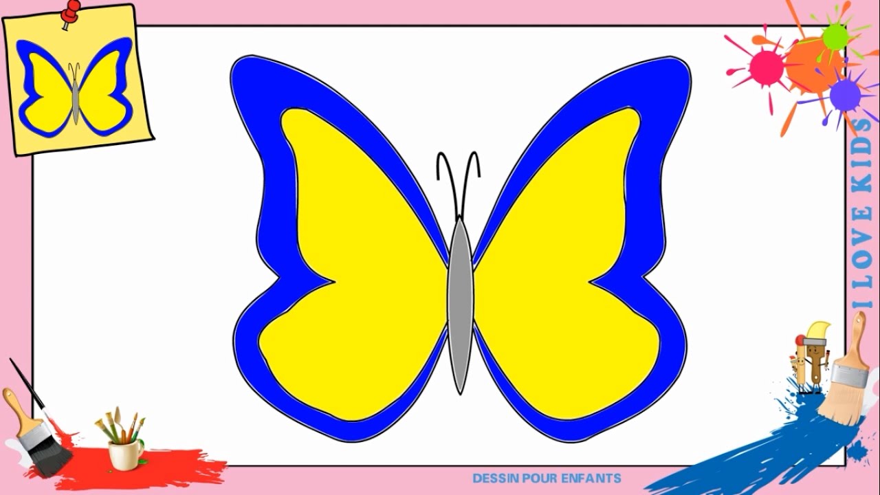  Dessin  papillon  4 Comment dessiner un papillon  