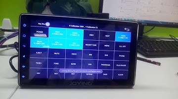 How to learn and set the left touch screen button on JOYING Android Head unit Intel Chip