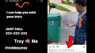 Badkidmykel Goes Offon Emilys Ear Brother Troy For Stealing From Him.....mykel Want Flght