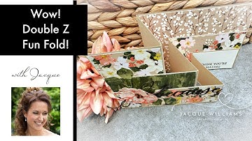 WOW Your Friends with This Double Z Fold Card! | Easy Step-by-Step Tutorial - Free PDF!