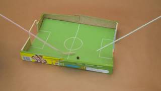 How to make a Footbal Game out of a cereal box! | NESQUIK Cereals