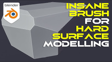 AWESOME brush for HARD SURFACE sculpting in Blender