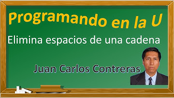 Algoritmo para eliminar los espacios de la izquierda
