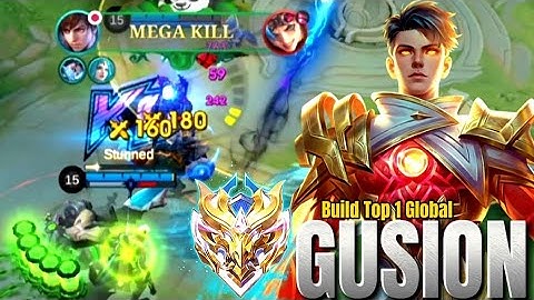 GUSION One Shot New Best Build And Emblem (Must try) Gusion Build Top Global 2025 - MLBB