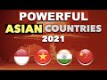 Top 15 asian militaries 2021  most powerful asian countries  facts nerd