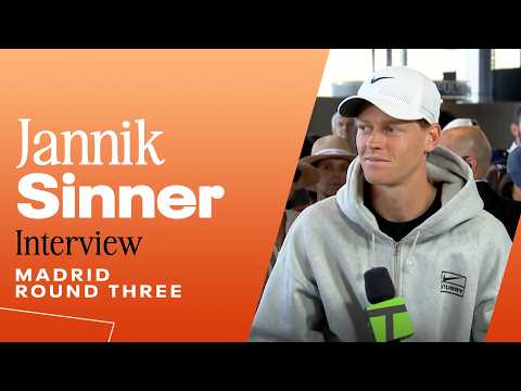 Video Jannik Sinner loves being in Spain ?? | 2026 Madrid