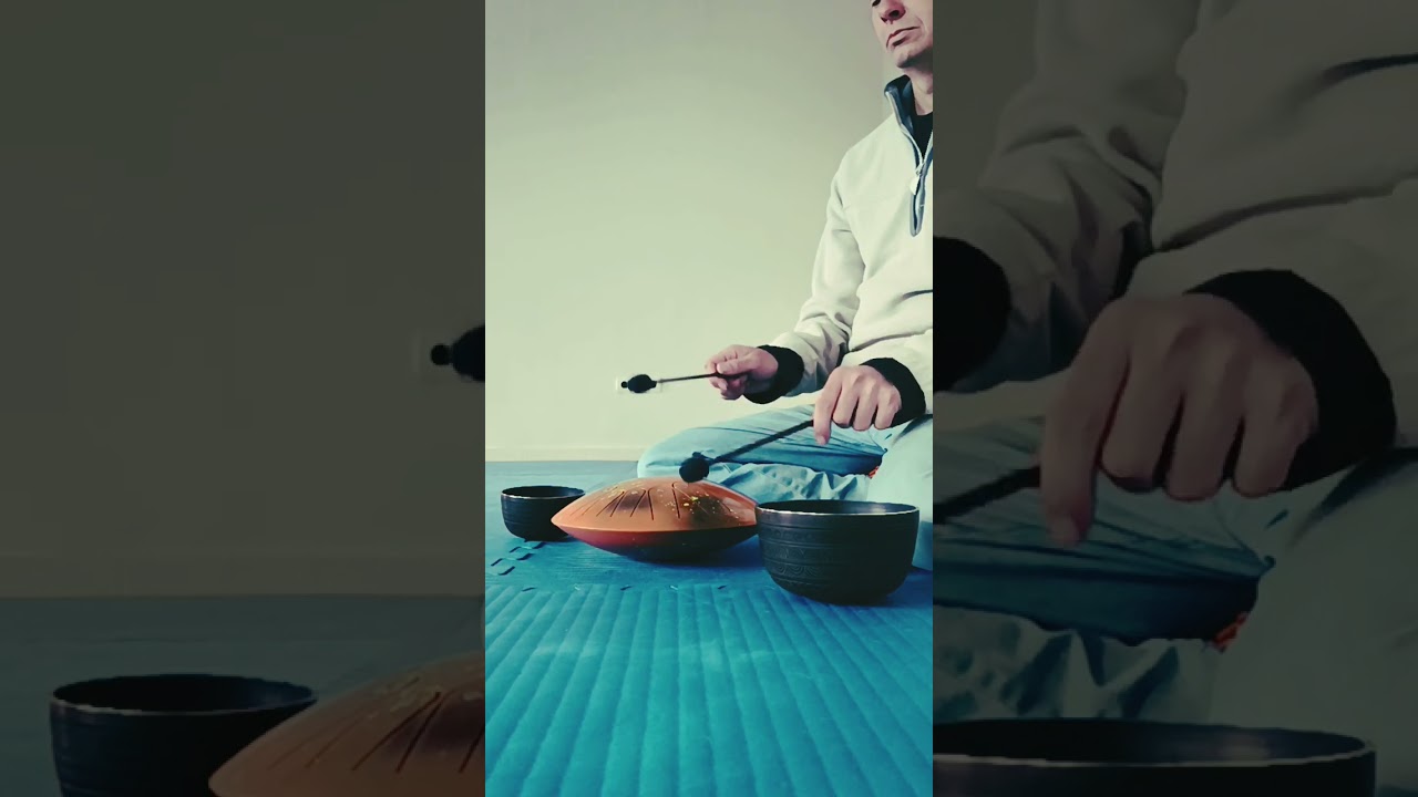 Играю на язычковом барабане 