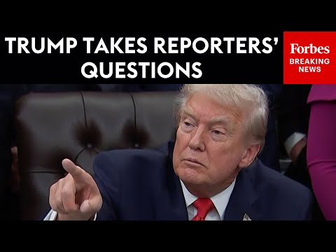BREAKING NEWS: Trump Takes Reporters' Questions As Epstein Photos Released, ACA Battle Rages On