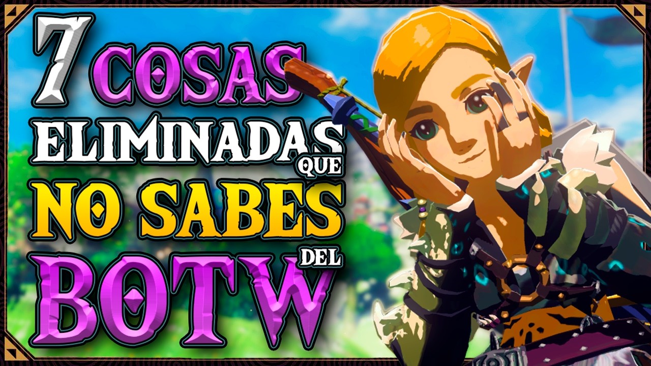 ✨¡7 Cosas INCREÍBLES que ELIMINARON del ZELDA Breath of the Wild!✨| Wyx