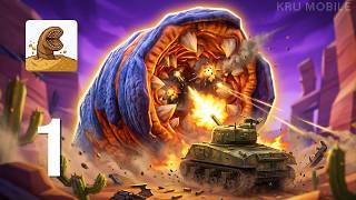 Desert Worm Idle RPG - Gameplay Walkthrough Part 1 (Android, IOS) screenshot 2