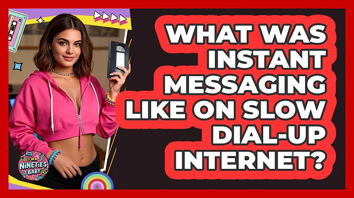 What Was Instant Messaging Like On Slow Dial-up Internet? - I'm a 90s Baby