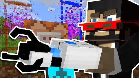 Minecraft: Portal Gun w/ One Command Block