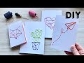 Bookbinding 👉 Sewn NOTEBOOKS Very EASY and FAST !!! 📦 Free Gift Templates