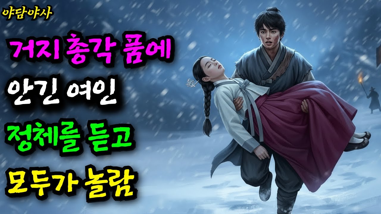 [야담야사 8화] 거지 총각 품에 안긴 여인정체를 듣고 모두가 숨을 멈췄다   야담,야사,민담,전설,설화,옛날이야기