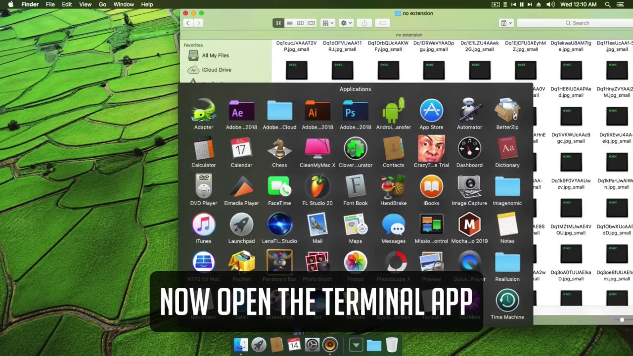 how to serch your mac for a file with the terminal