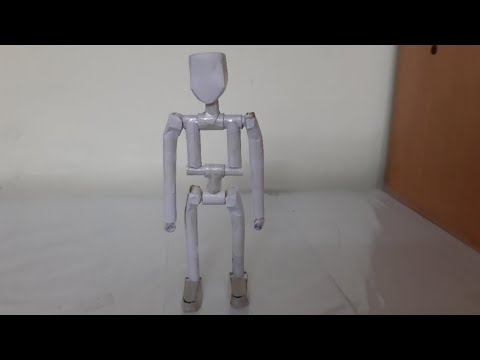Wie aus Papier eine einfache Action-Figur machen (artikuliert)