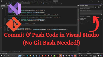 Commit & Push Code in Visual Studio (No Git Bash Needed!)