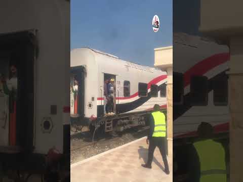 تجربة خط بطرة بسنديلة الجيد ومن خلال تشغيل قطار يربط محافظة المنصورة بكفر الشيخ لتشغيل القطار رسميا