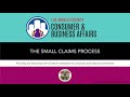 DCBA Webinar - Small Claims Process