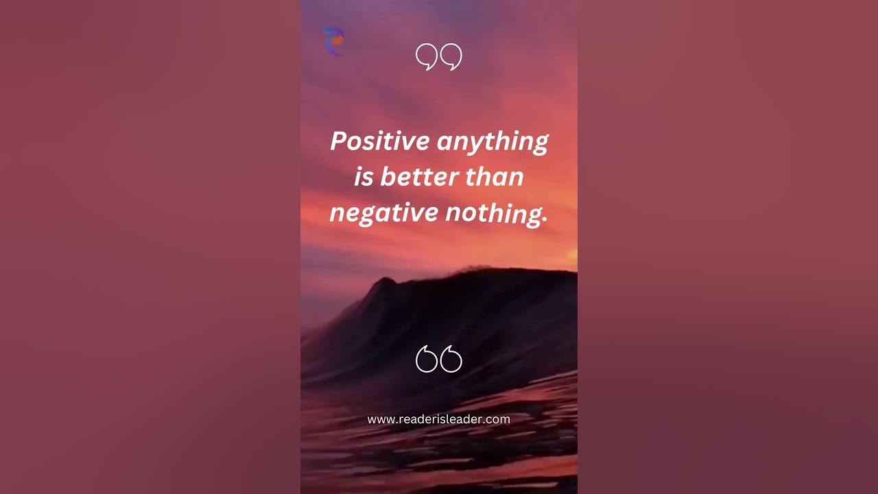 Positive Anything Is Better Than Negative Nothing YouTube 10th-standard-most-important-kannada-meanings