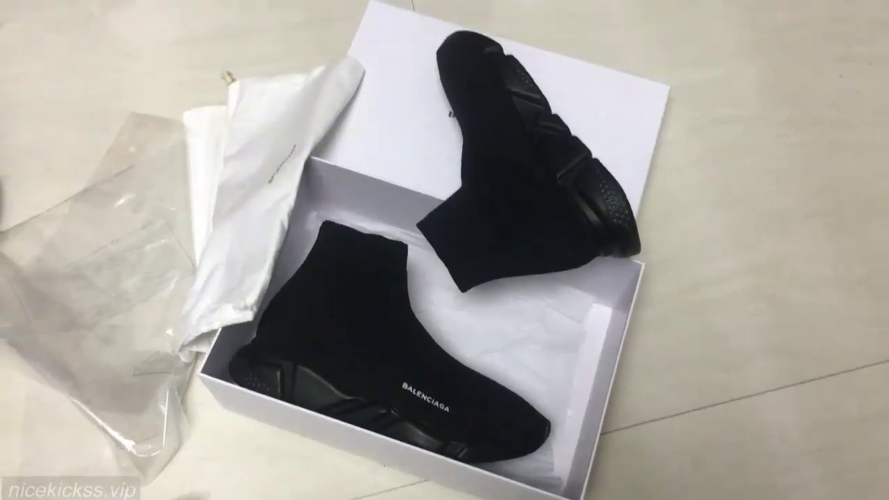 balenciaga speed trainer unboxing