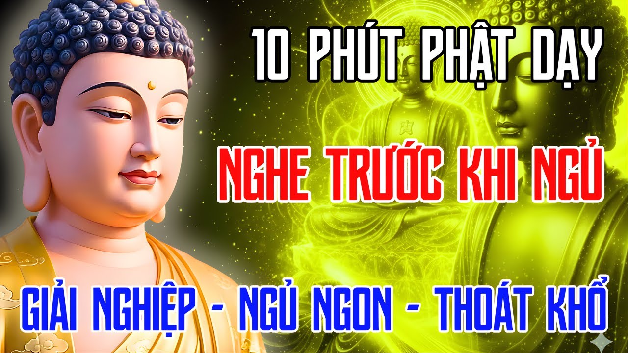 Nghe Lời Phật Dạy Trước Khi Ngủ Để Tâm An Lạc, Lòng Thanh Thản | Tịnh Tuệ Audio