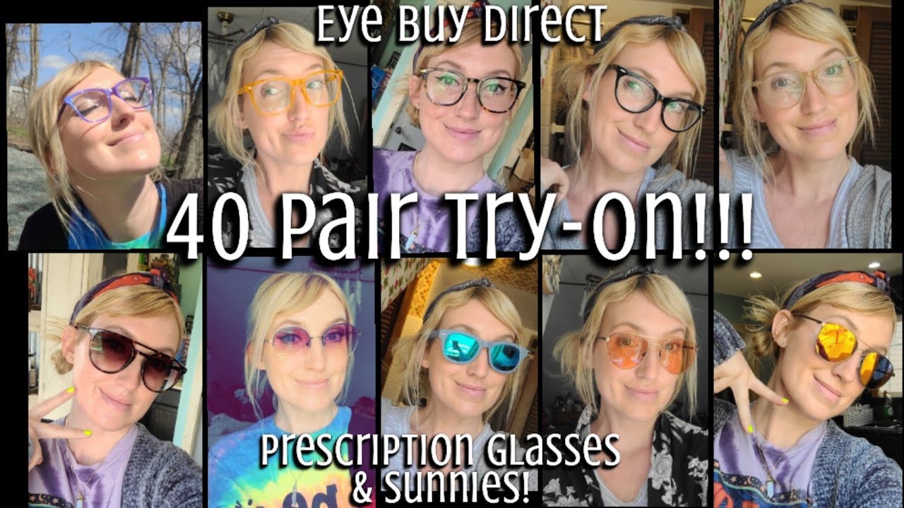 Advantages and Disadvantages of 40 pairs! eyebuydirect try-on! glasses & sunnies, love them, so fun!