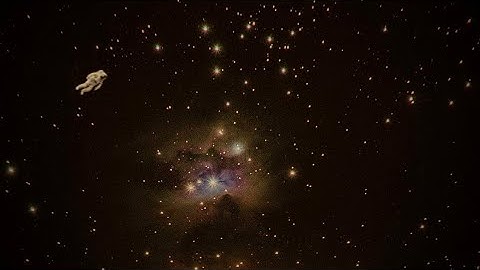floating in space and surrounded by stars for 1 hour