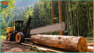 50 Incredible Fastest Big Electric Chainsaw Cutting Tree Machines