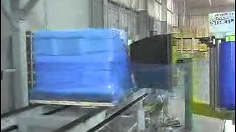 Custom Stretch Wrapping - Highlight Industries combines machines for maximum pallet security