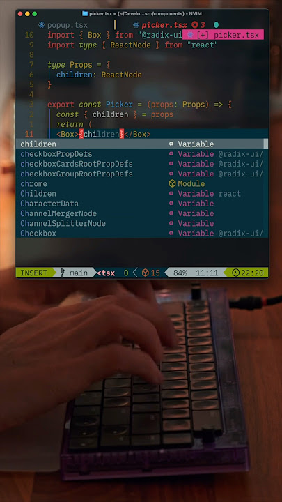 Nomad [E] from Work Louder #coding #asmr #keyboard