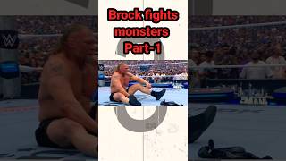 Brock fights monsters part-1 l The Breakker Bash #wwe #wrestling #wwestory #shorts #viral