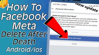 How To Delete Your Facebook Meta Account After Death | NewUpdate 2022