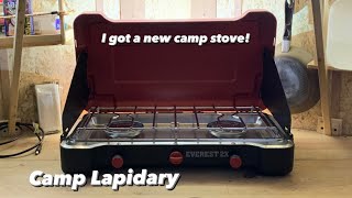 Camp Chef Everest 2X Propane Stove for use in my Cargo Trailer Camper.