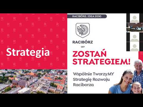 Racibórz. Panel nt. nowej strategii miasta 01.12.2021