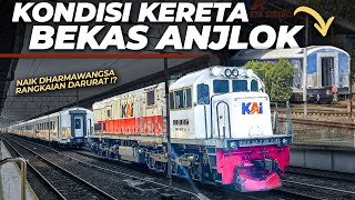 KERETA BEKAS ANJLOK ARGO BROMO ANGGREK ‼️ RINGSEK & KOTOR | Naik KA Dharmawangsa Jakarta - Surabaya