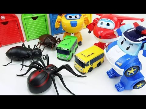 Super Wings and Robocar POLI's rescue operation for Tayo | ToytubeTV